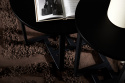 Salontafel \'Livia\' Rond 50cm - Zwart
