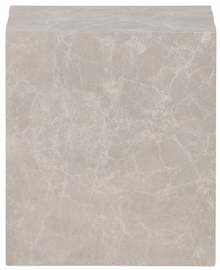 Salontafel \'Ydre\' 40x40 - Beige in de groep Meubels / Tafels / Salontafels bij Reforma (15009-091)