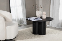 Salontafel \'Orsa\' Rond 80cm - Zwart
