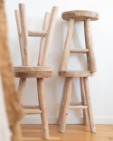 Hocker \'Badia Teak\' - Natuurlijk