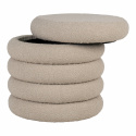 Poef \'Brooklyn\' - Beige