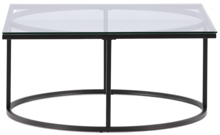 Salontafel \'Skåne\' 90x90cm - Zwart in de groep Meubels / Tafels / Salontafels bij Reforma (15016-200)