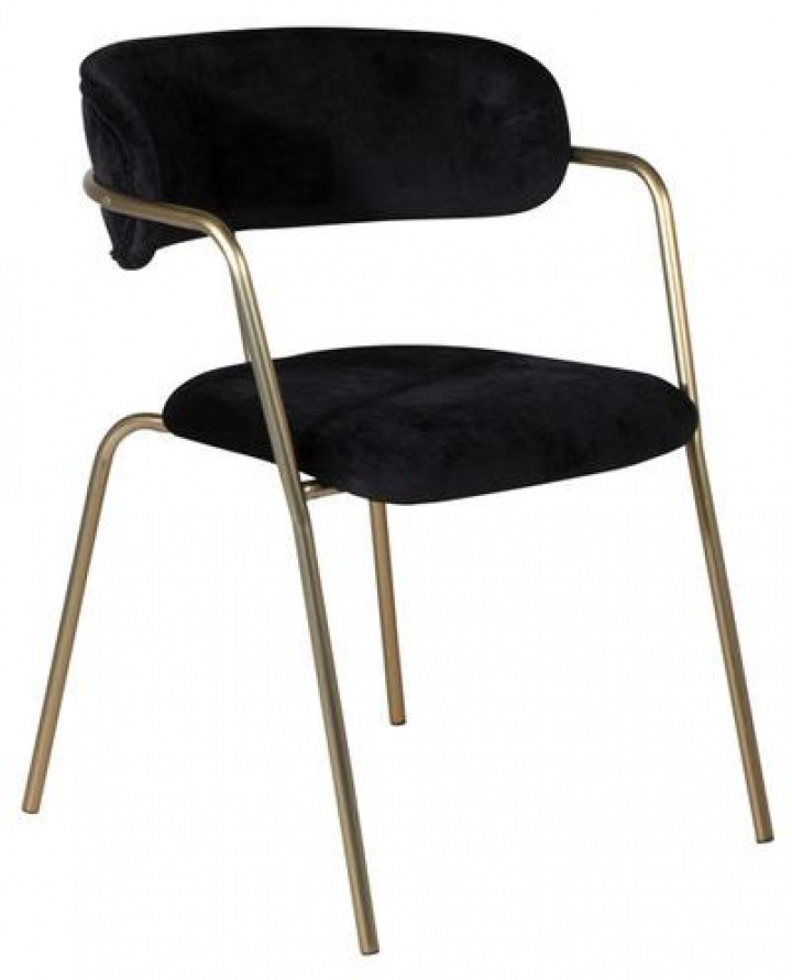 Stoel \'Glåmos\' - Zwart in de groep Meubels / Zitmeubels / Stoelen bij Reforma (15021-694)