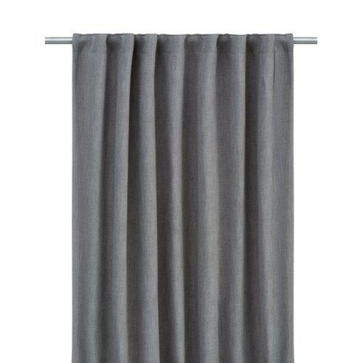 Zwarteoutgordijn \'Sten\' 270x280 - Grijs in de groep Inrichting / Textiel / Gordijnen bij Reforma (1503-19-010)