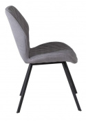 Stoel \'Bolga\' - Grijs/Zwart