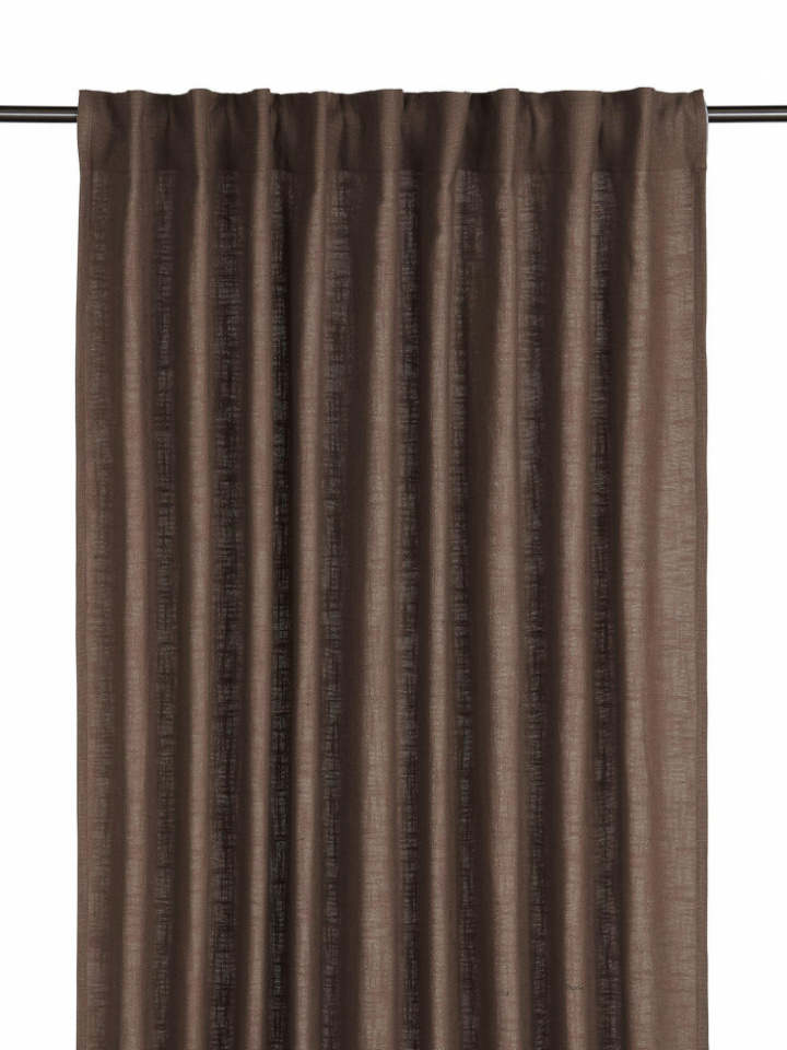 2-pack Gordijn \'Harper\' 140x280 - Bruin in de groep Inrichting / Textiel / Gordijnen bij Reforma (1529-20-022)