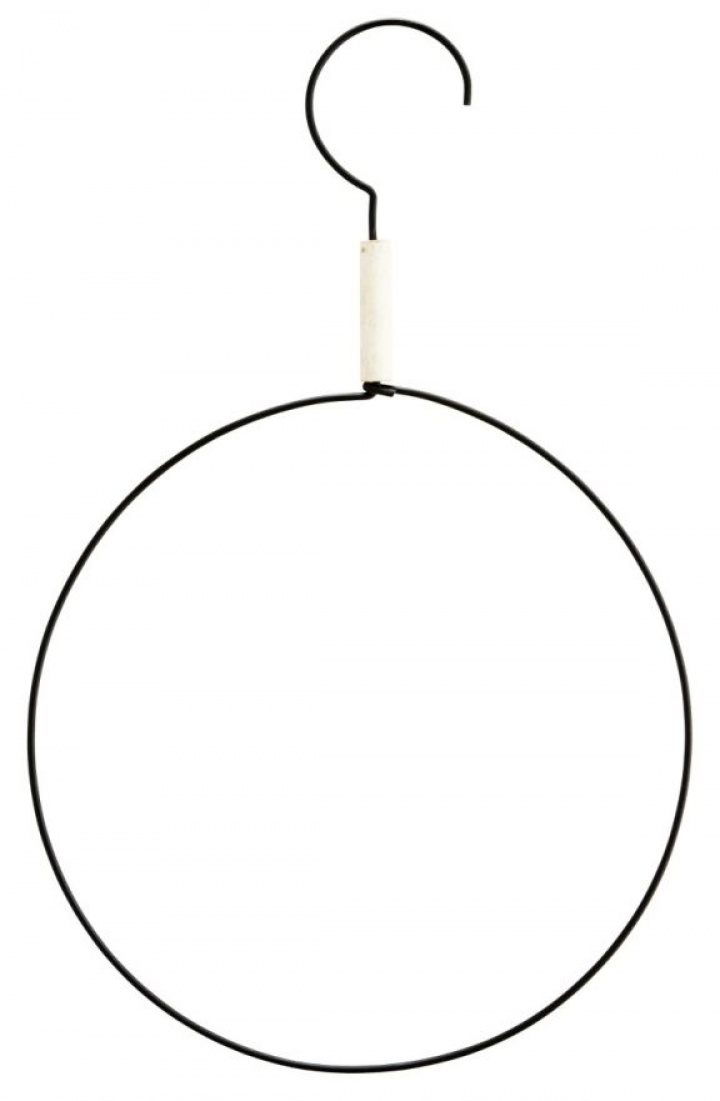 Ronde hanger \'Plasma\' - Matzwart in de groep Meubels / Planken & opslag / Kledinghangers bij Reforma (15368MB)