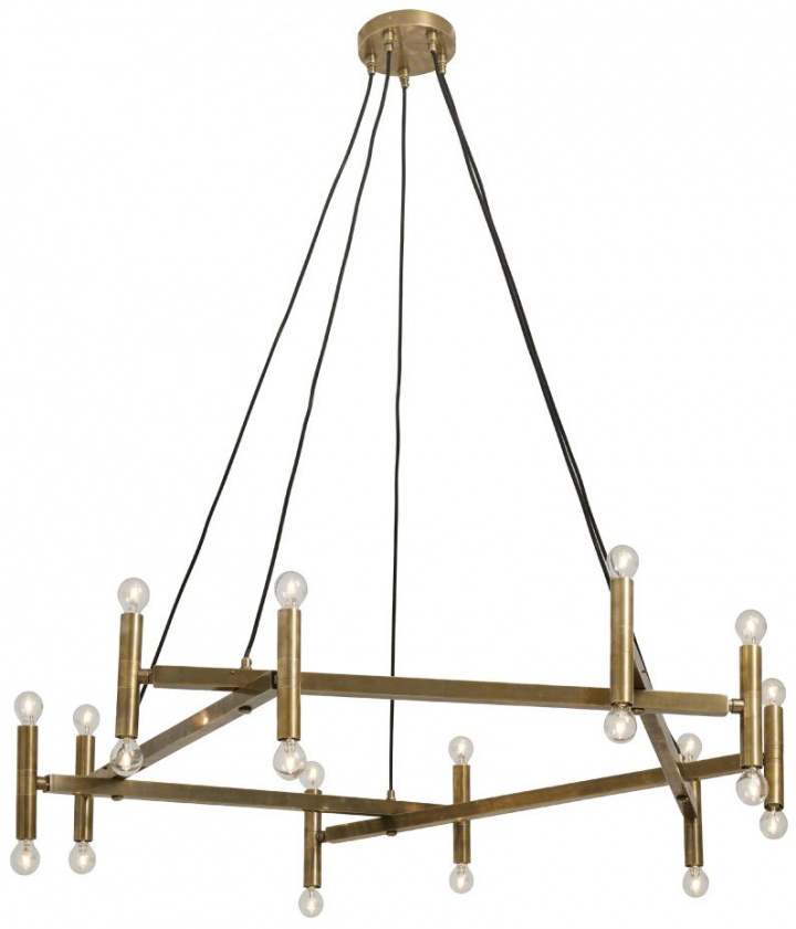 Plafondlamp \'Chandelier\' - Messing in de groep Campagne / Verlichting bij Reforma (1544)