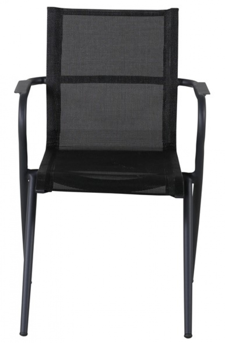 Eetstoel \'Link\' - Zwart in de groep Meubels / Tuinmeubelen / Tuin stoelen bij Reforma (1552-408)