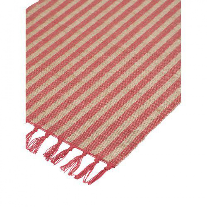Loper \'Adam\' 33x120 - Rood in de groep Campagne / Inrichting / Textiel bij Reforma (1553-81-004)