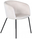 Stoel \'Astrid\' - Beige/Zwart