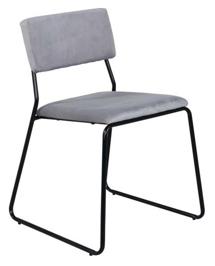 Stoel \'Ester\' - Grijs/Zwart in de groep Meubels / Zitmeubels / Stoelen bij Reforma (15567-885)