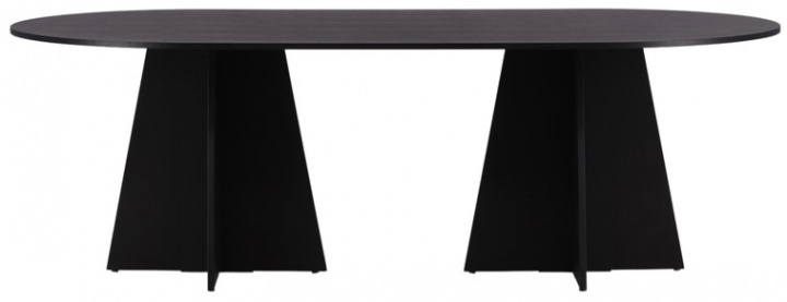 Eettafel \'Blomstermala\' 115x230cm - Zwart in de groep Meubels / Tafels / Eettafel bij Reforma (15587-848)