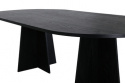 Eettafel \'Blomstermala\' 115x230cm - Zwart