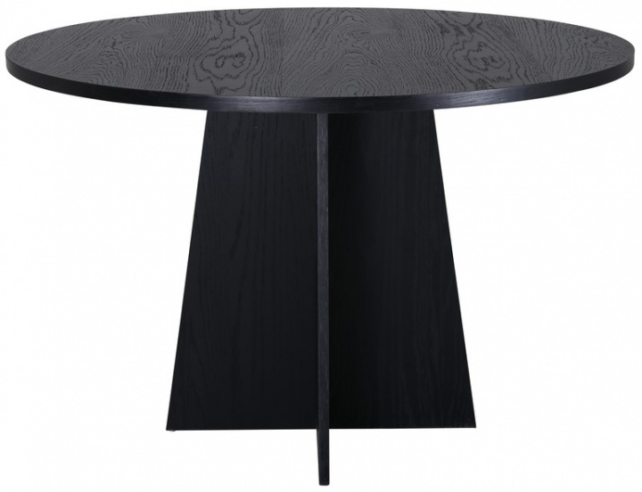 Eettafel \'Blomstermala\' Rond 110cm - Zwart in de groep Meubels / Tafels bij Reforma (15588-848)