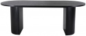 Eettafel \'Barkaby\' 90x200cm - Zwart