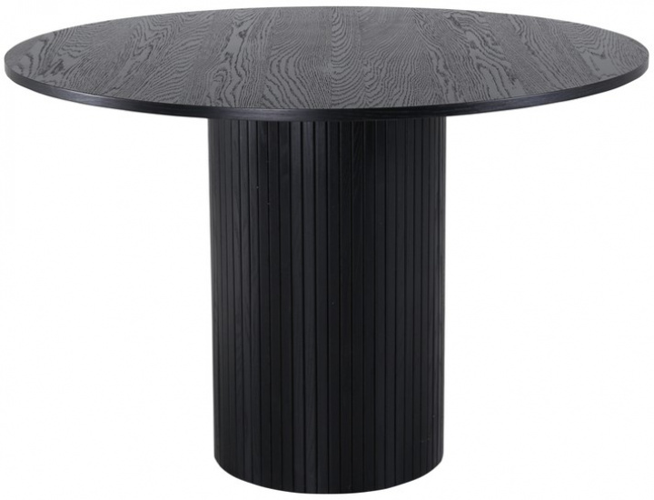 Eettafel \'Barkaby\' Rond 110cm - Zwart in de groep Meubels / Tafels / Ronde eettafels bij Reforma (15596-848)