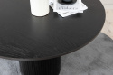 Eettafel \'Barkaby\' Rond 110cm - Zwart