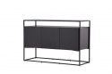 Kast \'Kingsport\' 120x80cm - Zwart