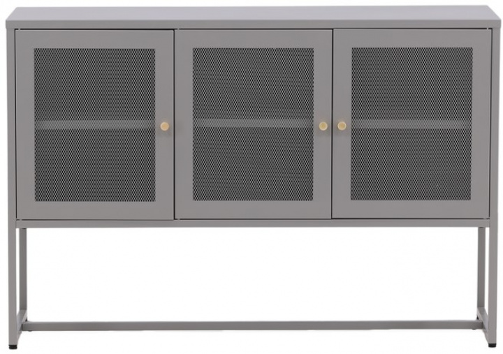 Kast \'Ekenäs\' 120x80 - Grijs in de groep Meubels / Planken & opslag / Kasten en dressoirs bij Reforma (15624-255)