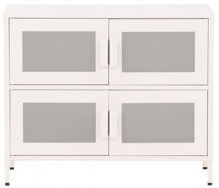 Kast \'Fjällbacka\' 90x75 - Wit in de groep Meubels / Planken & opslag / Kasten en dressoirs bij Reforma (15629-201)