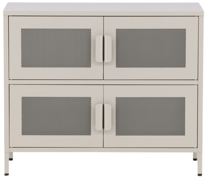 Kast \'Fjällbacka\' 90x75 - Beige in de groep Meubels / Planken & opslag / Kasten en dressoirs bij Reforma (15629-250)
