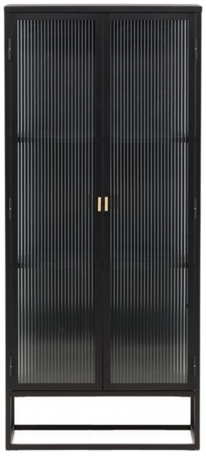 Kast \'Grebbestad\' 70x160cm - Zwart in de groep Meubels / Planken & opslag / Kasten en dressoirs bij Reforma (15630-208)