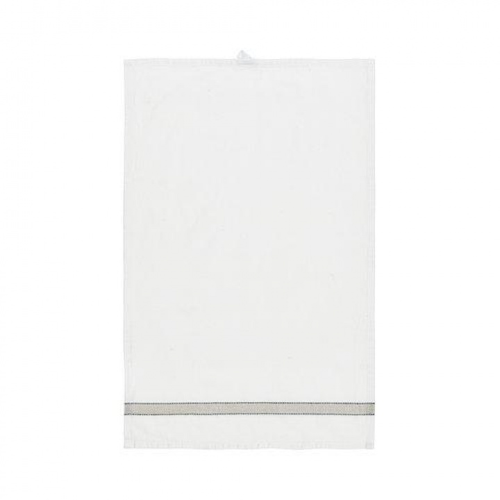 Keukenhanddoek \'Siri\' 45x70 - Wit in de groep Campagne / Inrichting / Textiel bij Reforma (1565-73-021)