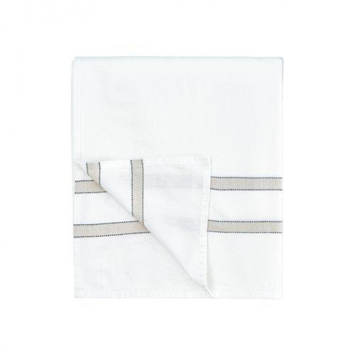 Tafellaken \'Siri\' 145x280 - Wit in de groep Campagne / Inrichting / Textiel bij Reforma (1565-85-021)