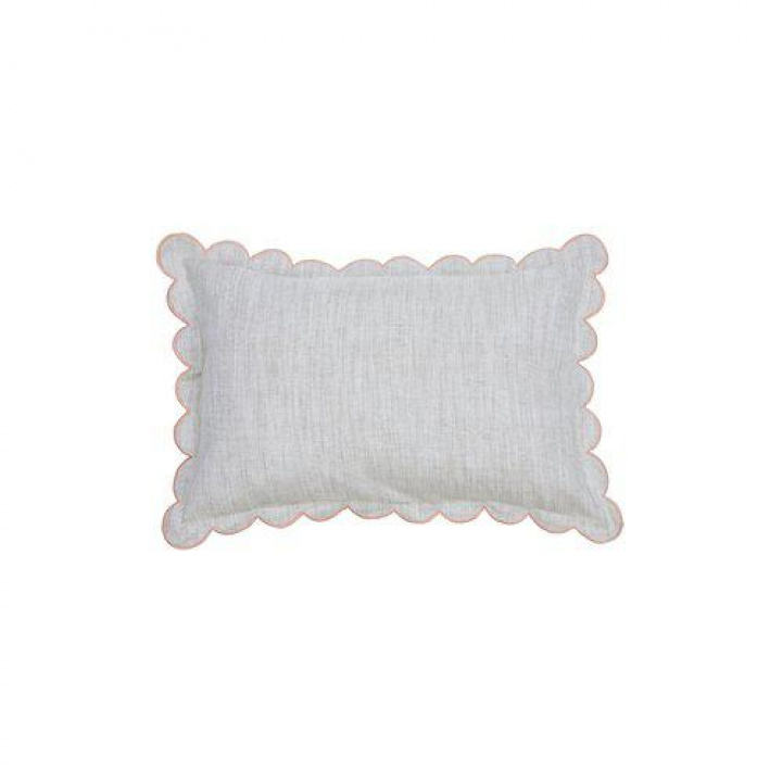 Kussenhoes \'Sabina\' 40x60 - Grijs/Roze in de groep Inrichting / Textiel / Kussenslopen bij Reforma (1566-47-166)