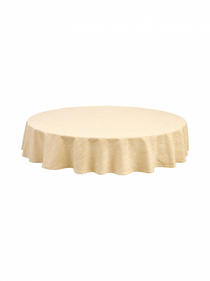 Tafelkleed \'Sabina\' Rond 200cm - Geel in de groep Inrichting / Textiel / Tafelkleden bij Reforma (1566-86-333)