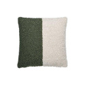 Kussensloop \'Teddy\' 45x45 - Groen/Wit