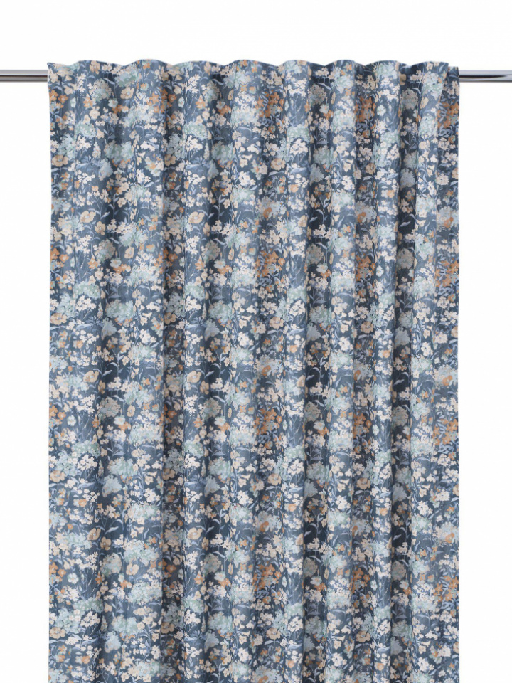 2-pack Gordijn \'Äng\' 135x280cm - Blauw in de groep Inrichting / Textiel / Gordijnen bij Reforma (1618-20-008)