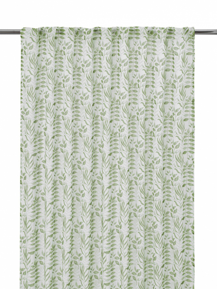 2-pack Gordijn \'Filippa\' 140x280cm - Groen in de groep Inrichting / Textiel / Gordijnen bij Reforma (1629-20-177)