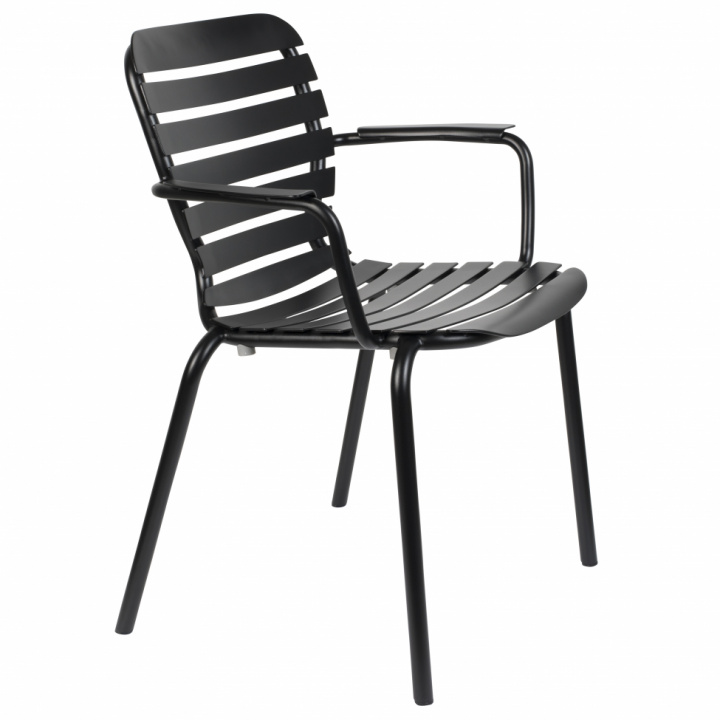 Tuinstoel \'Vondel\' - Zwart in de groep Meubels / Tuinmeubelen / Tuin stoelen bij Reforma (1700004)