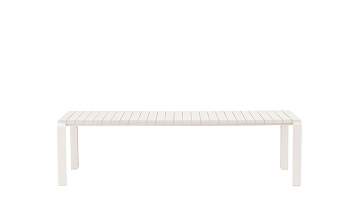 Tuinbank \'Vondel\' 168,5x87cm - Wit in de groep Meubels / Tuinmeubelen / Buitenbanken bij Reforma (1700012)
