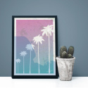 Poster \'The Palm Trees A4\'