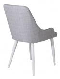 Stoel \'Folldal\' - Lichtgrijs/Wit