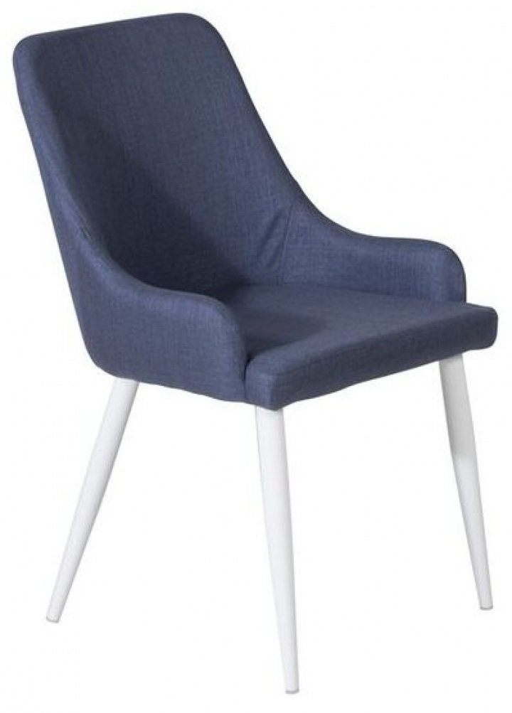 Stoel \'Folldal\' - Blauw/Wit in de groep Meubels / Zitmeubels / Stoelen bij Reforma (17700-077)
