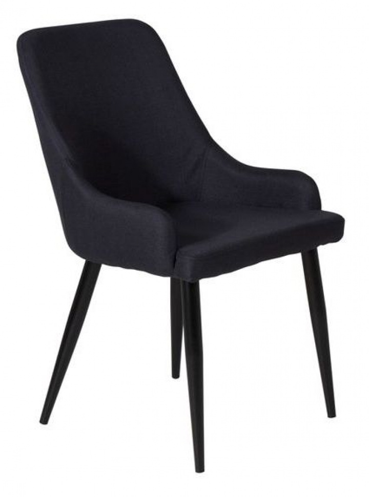 Stoel \'Folldal\' - Zwart stof in de groep Meubels / Zitmeubels / Stoelen bij Reforma (17700-808)
