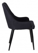 Stoel \'Folldal\' - Zwart stof