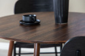 Eettafel \'Uddevalla\' Rond 100cm - Notenhout