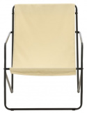 Fauteuil \'Emmi\' - Beige/Zwart