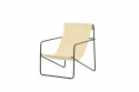 Fauteuil \'Emmi\' - Beige/Zwart