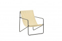 Fauteuil \'Emmi\' - Beige/Zwart