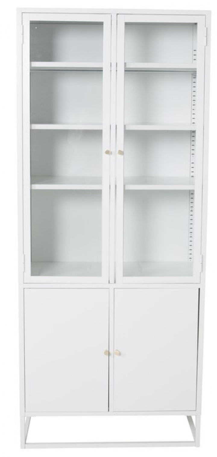 Kast \'Bergslagen\' 80x190 - Wit in de groep Meubels / Planken & opslag / Kasten en dressoirs bij Reforma (18069-201)