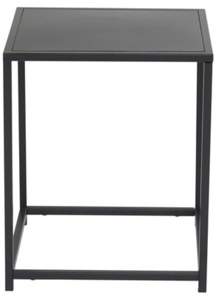 Bijzettafel \'Strömstad\' 38x37 - Zwart in de groep Meubels / Tafels / Bijzettafels bij Reforma (18072-208)