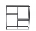 Plank \'Staal\' 80x81cm - Zwart