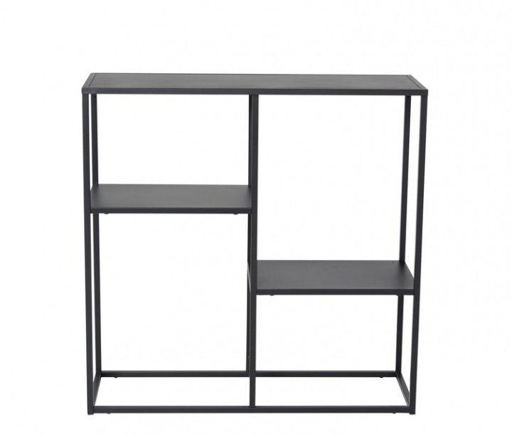 Plank \'Staal\' 80x81cm - Zwart in de groep Meubels / Tafels / Bijzettafels bij Reforma (18075-208)