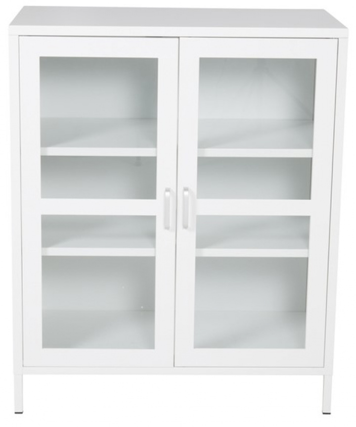 Kast \'Alva\' 80x97cm - Wit in de groep Meubels / Planken & opslag / Kasten en dressoirs bij Reforma (18077-201)